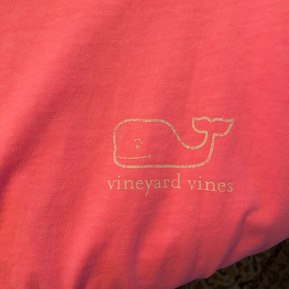 NWT Mens Vineyard Vine Whale short sleeve tee pink white XXL - Picture 2 of 7